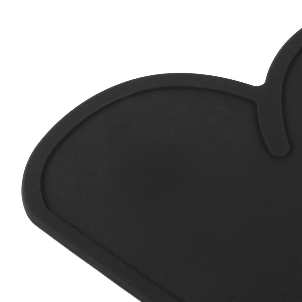 Silicone Cloud Placemats for Kids - Black Waterproof Heat Insulation
