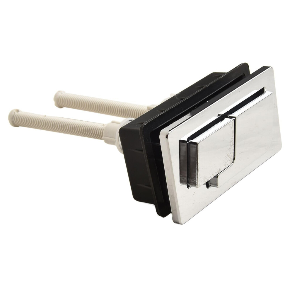 Dual Flush Toilet Button For Rectangular Tank, Watersaving Design With Durable Abs And Pp Valves 9199774707183