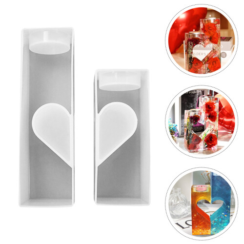 1 Set Silicone Candleholder Diy Mold Silicone Casting Mold Diy Art 2