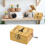 Wooden Music Box Handmade Rotation Box Birthday Gift (Eiffel Tower Pattern) 2
