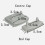 54mm Plastic Bed Slat Holders Replacement End and Centre Caps for Wooden Frames, 30pcs Set 3