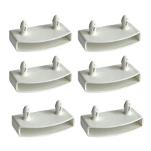 54mm Plastic Bed Slat Holders Replacement End and Centre Caps for Wooden Frames, 30pcs Set