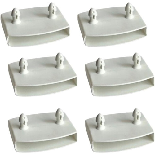 54mm Plastic Bed Slat Holders Replacement End and Centre Caps for Wooden Frames, 30pcs Set 1