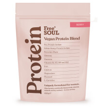 Free Soul Vegan Protein Powder | Formulated for Women | 600g | 20g Protein with Added Nutrients | Gluten & Soy Free Plant-Based Nutrition Shake | Pea