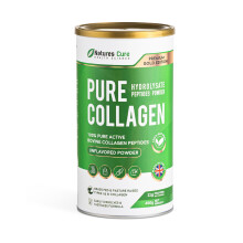Premium Hydrolyzed Collagen Powder - Unflavored Halal Certified Supplement for Joint Health - 450g Can of Bovine Hides Collagen Peptides