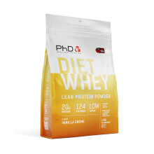 PhD Nutrition Diet Whey Lean Protein Powder | Vanilla Crème Whey Protein Powder 1 kg Bag