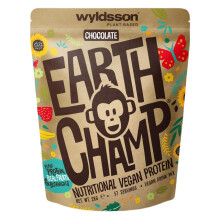 Vegan Protein Powder (2kg - 56 Servings) EarthChamp by Wyldsson - Plant Based Chocolate Protein Powder Shake, Dairy Free, Gluten Free, Lactose Free P