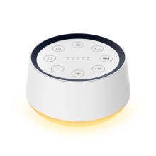 White Noise Machine Sound Machine with 30 Soothing Sounds for Sleeping 12 Colors Night Light Plug in Brown Noise Machine Adults Baby Kids Sleep Machi