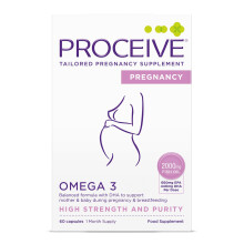 Proceive Pregnancy Omega 3 High Strength & Pure Fish Oil Tablets (60 Capsules)
