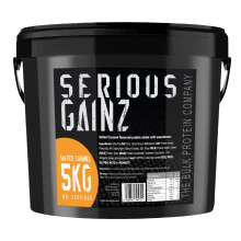 The Bulk Protein Company, SERIOUS Gainz - Whey Protein Powder - Weight Gain, Mass Gainer - 30g Protein Powders (Salted Caramel, 5kg)