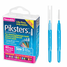 Piksters - for Cleaning Between Teeth-Size 5 (Blue)- 40Pk