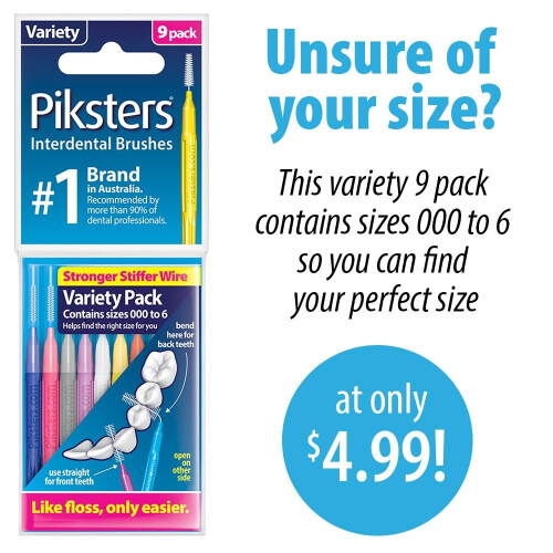 Piksters - for Cleaning Between Teeth-Size 5 (Blue)- 40Pk 1