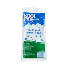 Koolpak 60 x Original Instant Ice Packs - 29 x 12 cm Disposable Instant Cold Packs for Injuries - Long Wrap Around First Aid Ice Packs for Sports Inj