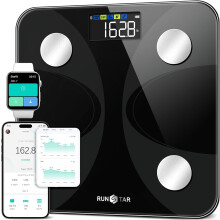 Scales for Body Weight and Fat Percentage RunSTAR Ultra-precision Digital Accurate Bathroom Smart Scale with Large Display 13 Body