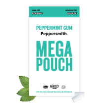 Peppermint Chewing Gum - Sugar Free 100% Plant Based Xylitol - Fresh Breath - Benefits Oral Health, Reduce Plaque, Kills Bacteria - Aspartame Free -