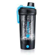 VOLTRX Shaker Bottle, Gallium USB C Rechargeable Electric Protein Shake Mixer, Shaker Cups for Protein Shakes and Meal Replacement Shakes, BPA Free,
