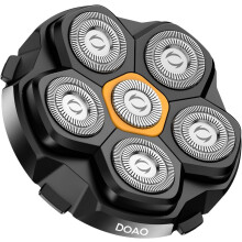 DOAO Men's Shaver Replacement Head, 2025 Upgraded Waterproof Wireless Replacement Blade, Magnetic Blade Head, Wet and Dry Use (A6-Head)