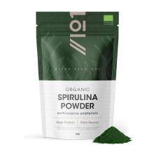 Organic Spirulina Powder 1kg – 100% Cold Pressed – Resealable and Recyclable Pouch by Alpha01