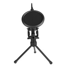 Schockfester Mikrofonhalter mit Filter, verstellbarer Ständer für Podcast-Studios