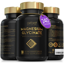 Advanced Magnesium Glycinate Capsules | Made in the UK | High Absorption Magnesium Supplements for Sleep, Mood, Muscle Cramps, Nervous System, and Mo