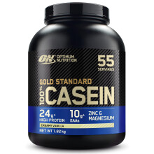 Optimum Nutrition Gold Standard 100% Casein Slow Digesting Protein Powder with Zinc, Magnesium and Amino Acids, Support Muscle Growth & Repair Overni