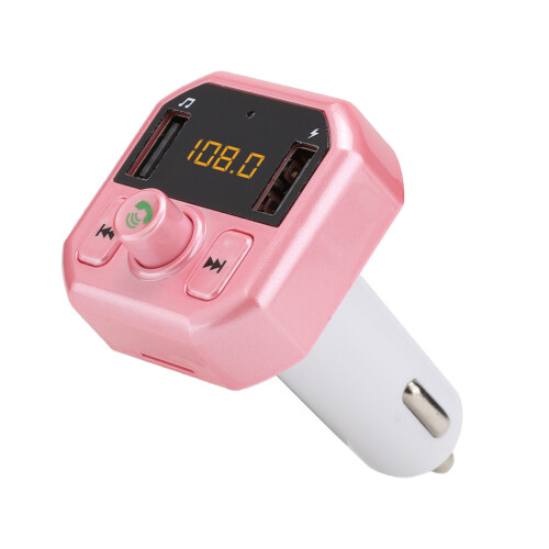 Bluetooth FM Transmitter Car Adapter Wireless Radio Music Adapter With Hands Free Calling Fast Charging Device Using Bluetooth 5.3 Technology And 1