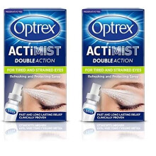 Optrex Actimist 10 ml Eye Spray - Relieves Tired, Strained, Dry Eyes, Reduces Moisture Loss, Provides Fast Cooling and Long-Lasting Relief for Irrita