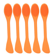 2 in 1 Applicator Silicone Face Mask Brush Facial Cleansing Scrubber Soft Touch Tool Gentle Exfoliation Reusable Skincare Easy To Clean Adjustable Br