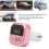Bluetooth FM Transmitter Car Adapter Wireless Radio Music Adapter With Hands Free Calling Fast Charging Device Using Bluetooth 5.3 Technology And 7