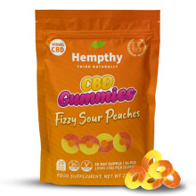CBD Gummies - 300mg Total Cannabidiol, THC-Free Edible Gummies, High Strength Hemp Gummy Sweets for Pain Relief, Stress & Better Sleep - Fizzy Sour P