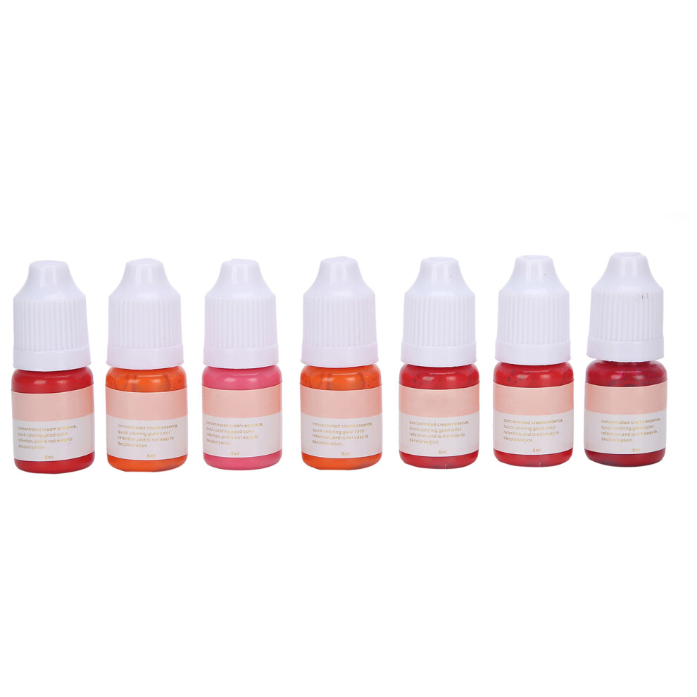 Professional Eyelash Curling Pad Tattoo Ink, Natural Looking Colors High Concentrate Of Pigment Premium Pigments With Safe On Skin Formula For Microb