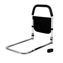 Dyna-Living Bed Assist Rail Safety Bed Rails for Elderly Adults Bed Rail with Storage Bag Safely Assist Handrail Bar Fall Prevention for Pregnant Wom
