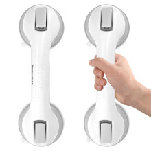 Newthinking Suction Bathroom Grab Rails, Hand Rail for Disabled, Portable Mobility Aids Safety Handle with Suction Cup Fitting, No Fixings Needed for