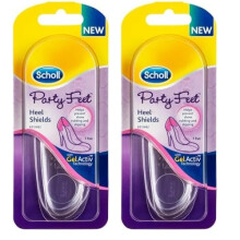 Scholl Party Feet Invisible Gel Heel Shields (Pack of 2)