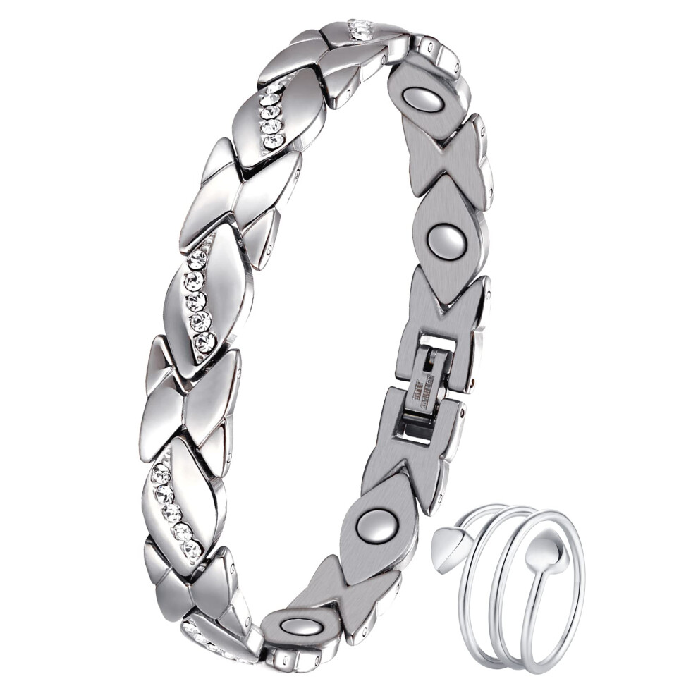 Jecanori Magnetic Bracelets For Women, Women's Magnetic Bracelet And Magnetic Rings With Ultra Strength Magnets,Brazaletes With Removal Tool And Jewe 69209383