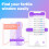 Easy@Home Ovulation Test Strips Fertility Test Kit, Powered by Premom Ovulation Predictor iOS and Android App (40LH) 2