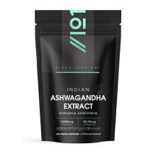 Ashwagandha Extract 7500mg - 5% Withanolides (18.75mg) - 120 Vegan Capsules - Made with BioPerine Black Pepper for Higher Bioavailability (4 Month S