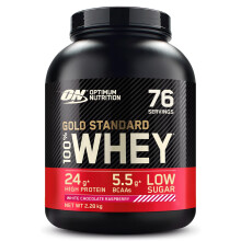 Optimum Nutrition Gold Standard Whey Muscle Building and Recovery Protein Powder With Naturally Occurring Glutamine and Amino Acids, White Chocolate
