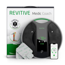 Revitive NEW and IMPROVED Medic Coach Circulation Booster – Maximum, Drug-free Leg & Knee Relief, Now with Targeted Knee Pain Therapy Included