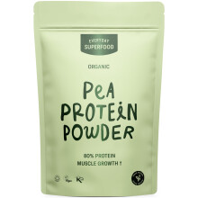 Everyday Superfood Organic Pea Protein Powder 900g | 84% Pea Protein | Lab-Tested for Heavy Metals | Unflavoured | Pre-Workout & Post-Workout | Vegan