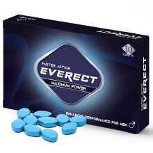 EVERECT | Stamina & Firmness Support | Harder, Stronger for Longer | 10 Blue Pills for Men UK