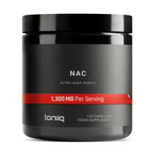 Toniiq 1300mg NAC - 2 Month Supply - Min. 98%+ Tested Purity - Ultra High Strength Bioavailable NAC Cysteine Supplement - 120 Vegetarian N