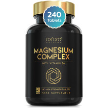 Advanced Magnesium Complex with Vitamin B6 | Made in The UK | Magnesium Supplements for Restless Leg Syndrome Relief, Leg Cramps & Sleep | Mag Citrat