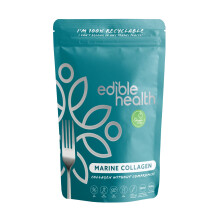 Edible Health High Protein Marine Collagen Powder – Hydrolyzed Peptides for Diet & Everyday, Carb Free Supplement, 400g Pouch, 30-Day Supply