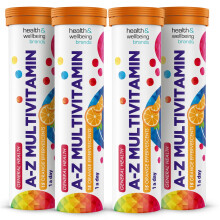 A-Z Multivitamin Orange Flavour Effervescent Tablets - High Strength Tablets for a Healthy Immune System