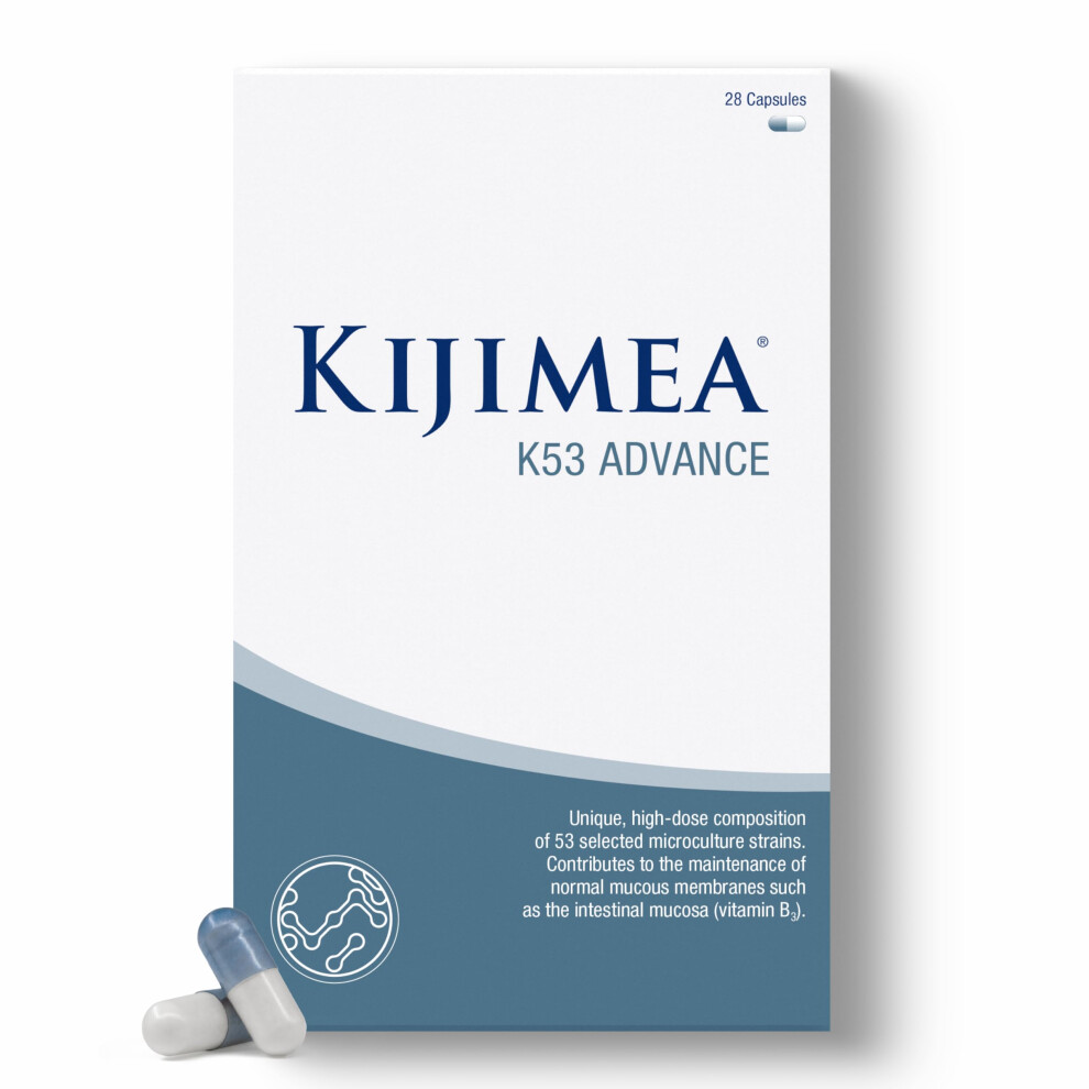 Kijimea K53 Advance Â High-Dose Microculture Strains | 53 Strains Of Intestinal Bacteria | Enriched With Vitamin B3 And B7 | >500 Billion Cfu Per Pa
