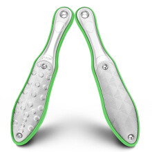 BEZOX Heavy Duty Stainless Steel Full Body Foot File, Professional Double Side Pedicure File, Dead Hard Cracked Skin Calluses Remover, Portable Foot