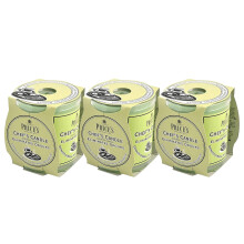Price's Candles Set of 3 Jar Candles | Fresh Air Range Bundle with Up to 135 Hours Combined Burn Time | Odour Eliminator Candle Bundle Including (Che