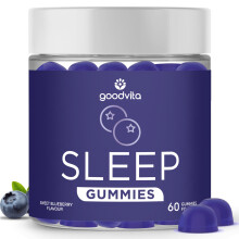 Goodvita Sleep Gummies x60 | Melatonin Alternative Sleep Aid | DeepSleep Formula V-Root, Griffonia Seed, Magnesium, L-Theanine, Tart Cherry | Natura