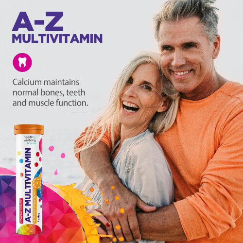 A-Z Multivitamin Orange Flavour Effervescent Tablets - High Strength Tablets for a Healthy Immune System 2
